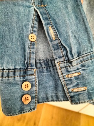 Camisa Vaquera Basic Denim Talla M