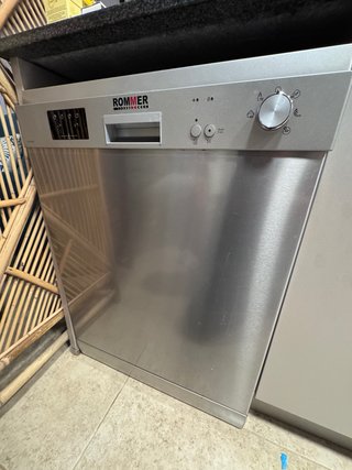 Lavavajillas Rommer Lux Plateado como nuevo