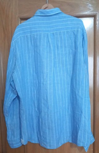 Camisa El Ganso Rayas Azul y Blanco Talla XL