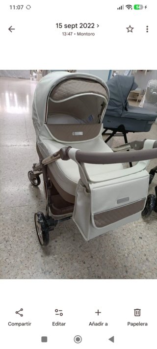 Cochecito Bebecar, silla y  maxicosi