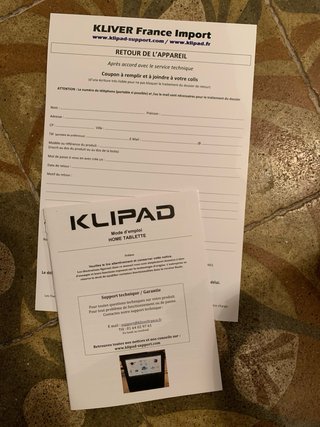 Tablet Klipad Estación Multimedia Android