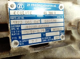 Renault 23836136 caja de cambios 1323065047 maxity