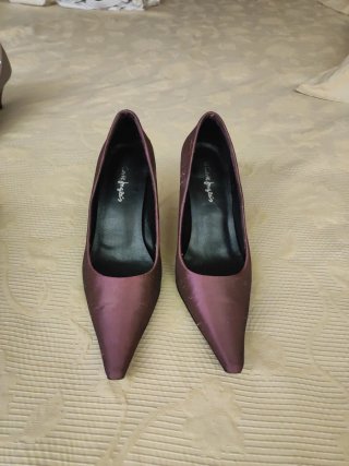 Zapatos de salón morados Corte Inglés