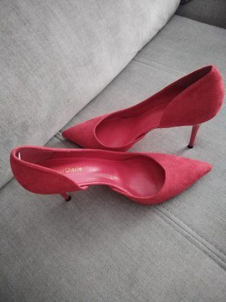 Zapatos de Tacón Rojos Mon Cherie