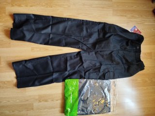 Pantalón de Trabajo Multibolsillos Negro Talla 46