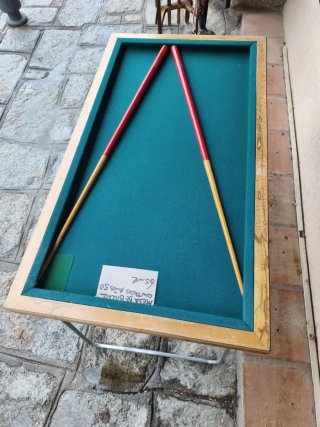 Mesa de billar plegable vintage años 50