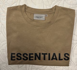 Camiseta Essentials Talla XL Marrón