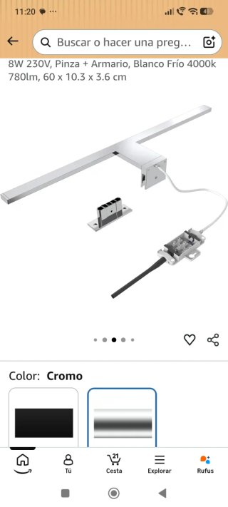 Lámpara LED B.K.Licht Baño IP44 NUEVO A ESTRENAR