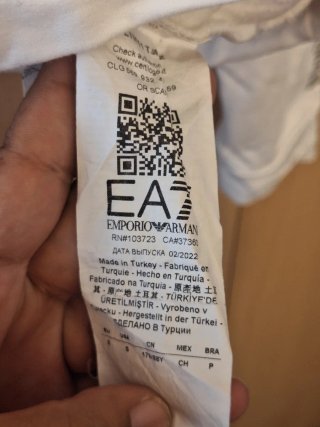 Sudadera Blanca Emporio Armani EA7