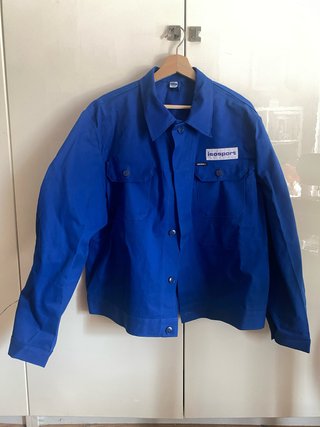 Chaqueta/camisa de trabajo azul