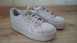 Zapatillas Puma plataforma blancas