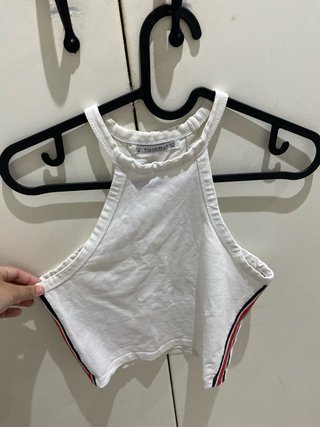 Top blanco Pull&Bear talla XS
