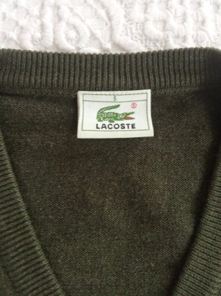 Jersey Lacoste Verde Hombre