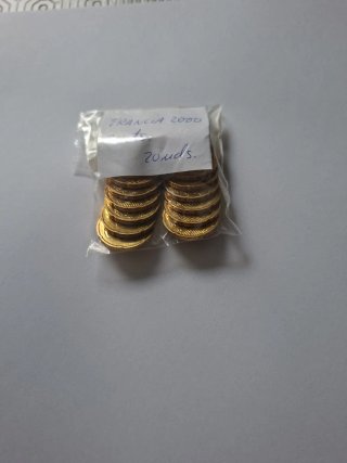 Lote 20 Monedas 20 Céntimos Francia 2000
