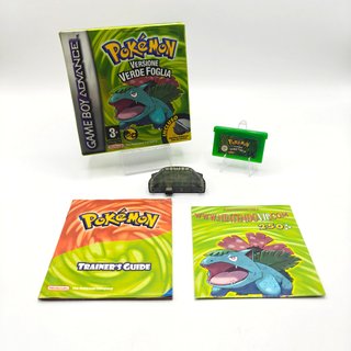 Pokemon Verde Foglia Boxato Game Boy Advance GBA