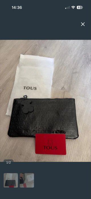 Cartera de mano Tous roja