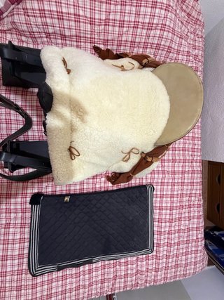 Silla de montar ecuestre con borrego