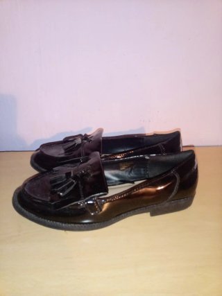 Zapatos negros mocasines talla 36