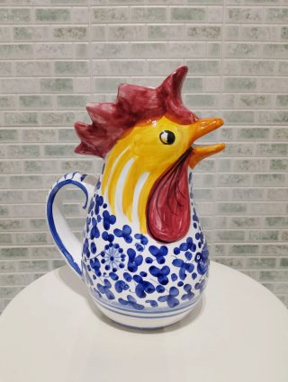 Brocca in ceramica firma Deruta collezione epoca