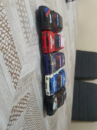 Set de 5 Coches Scalextric Exin BMW M3