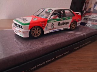 SCALEXTRIC BMW M3 E30 MARLBORO FLY PONCE