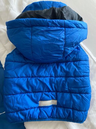 Chaleco Name It Azul Talla 92 gorro extraible