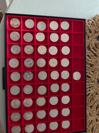46 Monedas Plata 800. Región de Murcia Colección