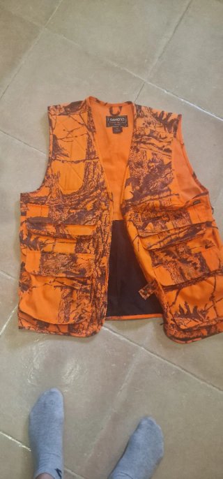 Chaleco de caza Gamo Camuflaje Naranja Talla XL