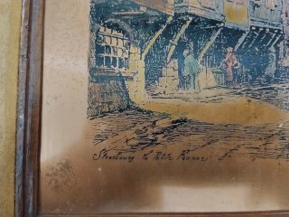 Cuadro Vintage Edificio Antiguo