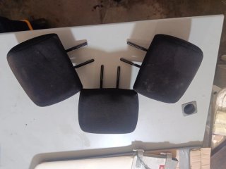 Reposa cabezas trasero Peugeot 206 negro
