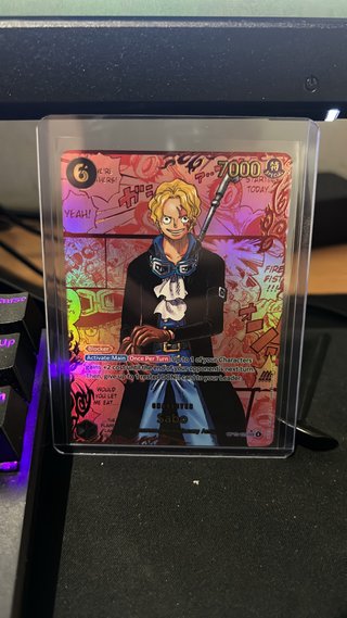 Carta One Piece Sabo Red Manga - One Piece carta