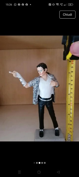 Scultura in resina di Michael Jackson