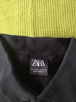 Jersey Polo Negro Zara