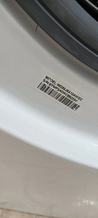 Lavadora Secadora Samsung 8kg/5kg RPM 1400