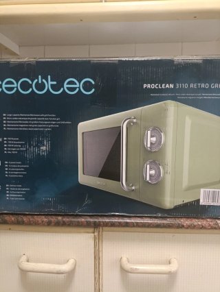 Cecotec Microondas Mecánico Grill 20L vintageverde