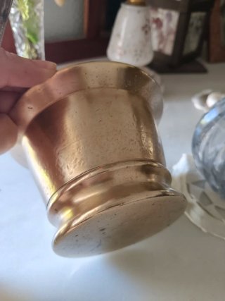 Almirez Antiguo de Metal