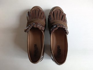 Mocasines marrones Tuilus flecos talla 39