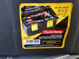 Caja de Herramientas Negra y Amarilla
