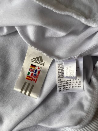 Chaqueta Vintage Adidas Blanco y Negro