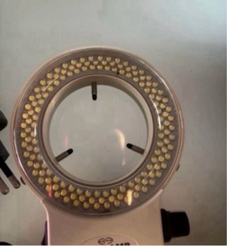Aro de luz LED para microscopio