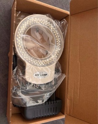 Aro de luz LED para microscopio