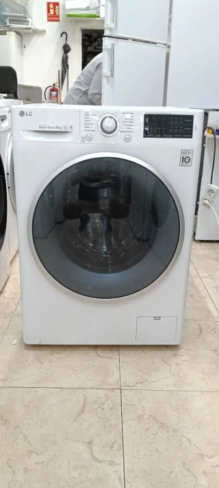 Lavadora LG Direct Drive 9 kg Blanca