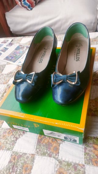 Merceditas Pitillos azul lazo