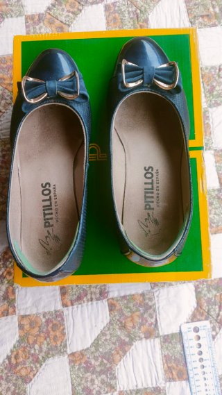 Merceditas Pitillos azul lazo