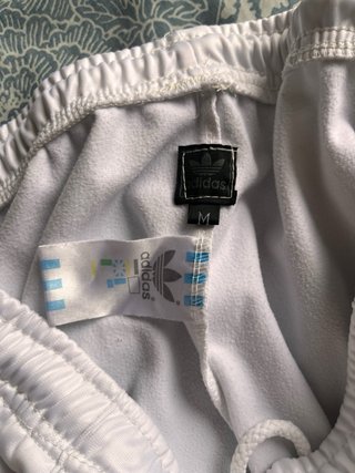 Pantalón de Chándal Adidas Blanco