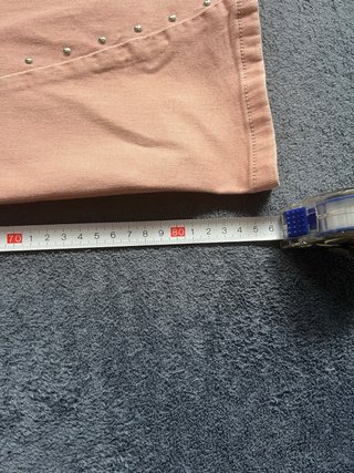 Pantalón vaquero Mango rosa talla XS