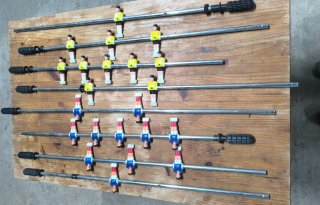 Set de 8 Barras para Futbolín