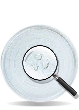 Plato giratorio para microondas