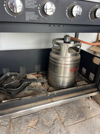 Barbacoa de gas Grillmeister 7 fuegos