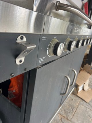 Barbacoa de gas Grillmeister 7 fuegos